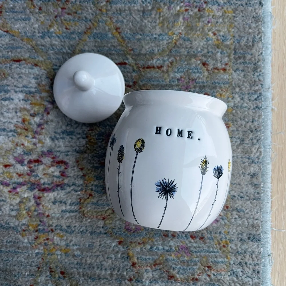 Rae Dunn Artisan Home. Sugar Bowl‎ Canister Typewriter Wildflower
